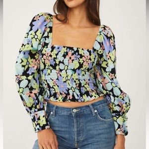 Free People Ariana Printed Top